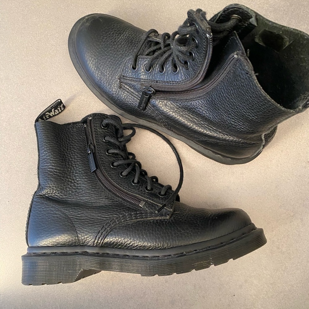 Dr. Martens Black Leather Boots